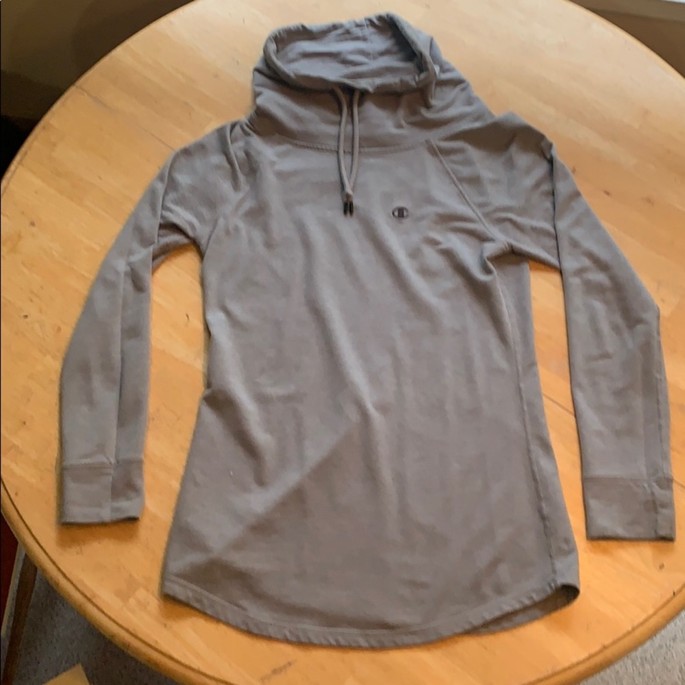Champion Grey Cowl Neck Light Sweater.